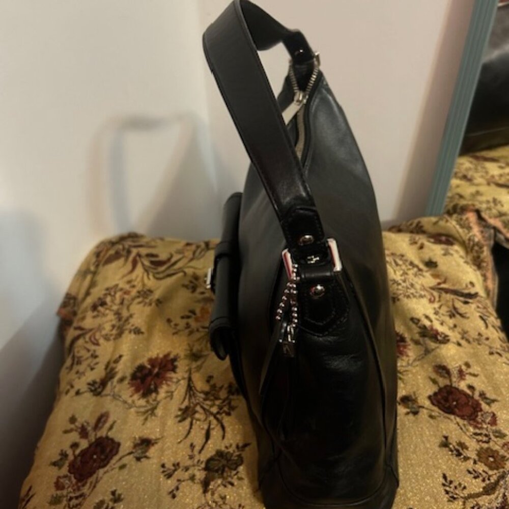 Coach F29881 Black Smooth Leather Charlie Hobo bag - Picture 2 of 11